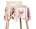 WAOUH HighChair Banner for 1st Birthday - First Birthday Decorations for Photo Booth Props, Birthday Souvenir and Gifts for Kids, Best Party Supplies(Flamingo)