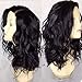 Andria Hair Wavy Wig Lace Front Wigs | Glue-less Short Bob | Body Deep Wave | Natural Color | Synthetic Heat Resistant Fiber | Water Wave Hair Wig With Baby Hair | 12Inch