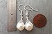 Exclusive from yinahawaii, Wire Braided Sized Round Natural Pearl Earrings,