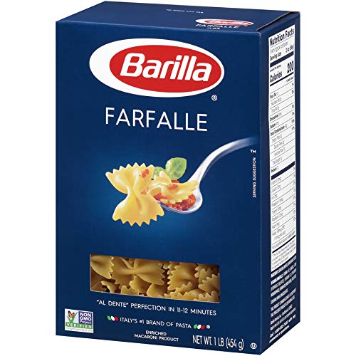 4 Barilla+Pasta+Farfalle+16+Ounce