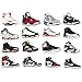 AJ Jordan Sneakers Stickers Pack 100pcs Cool Laptop Phone Cases Luggage Car Skateboard Waterproof Vinyl Decals