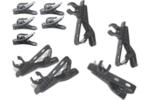 ZRAMO Metal Tie Clip for Lapel/Lavalier Microphone, Collar Clip for All Kinds of Omnidirectional Condenser Microphone for Smart Phone Android Lavalier Lapel Microphone