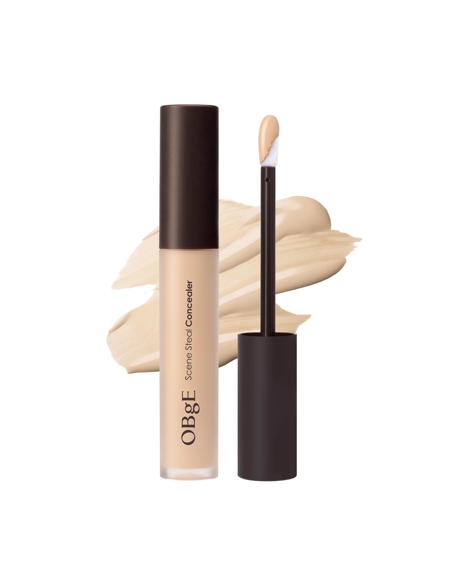 OBgE Scene Steal Concealer (Light Beige, 0.18oz) - Full Coverage Liquid Concealer for Flawless, Smooth Skin. Blemishes, Dark Circles, and Imperfections. Long-Lasting Formula.