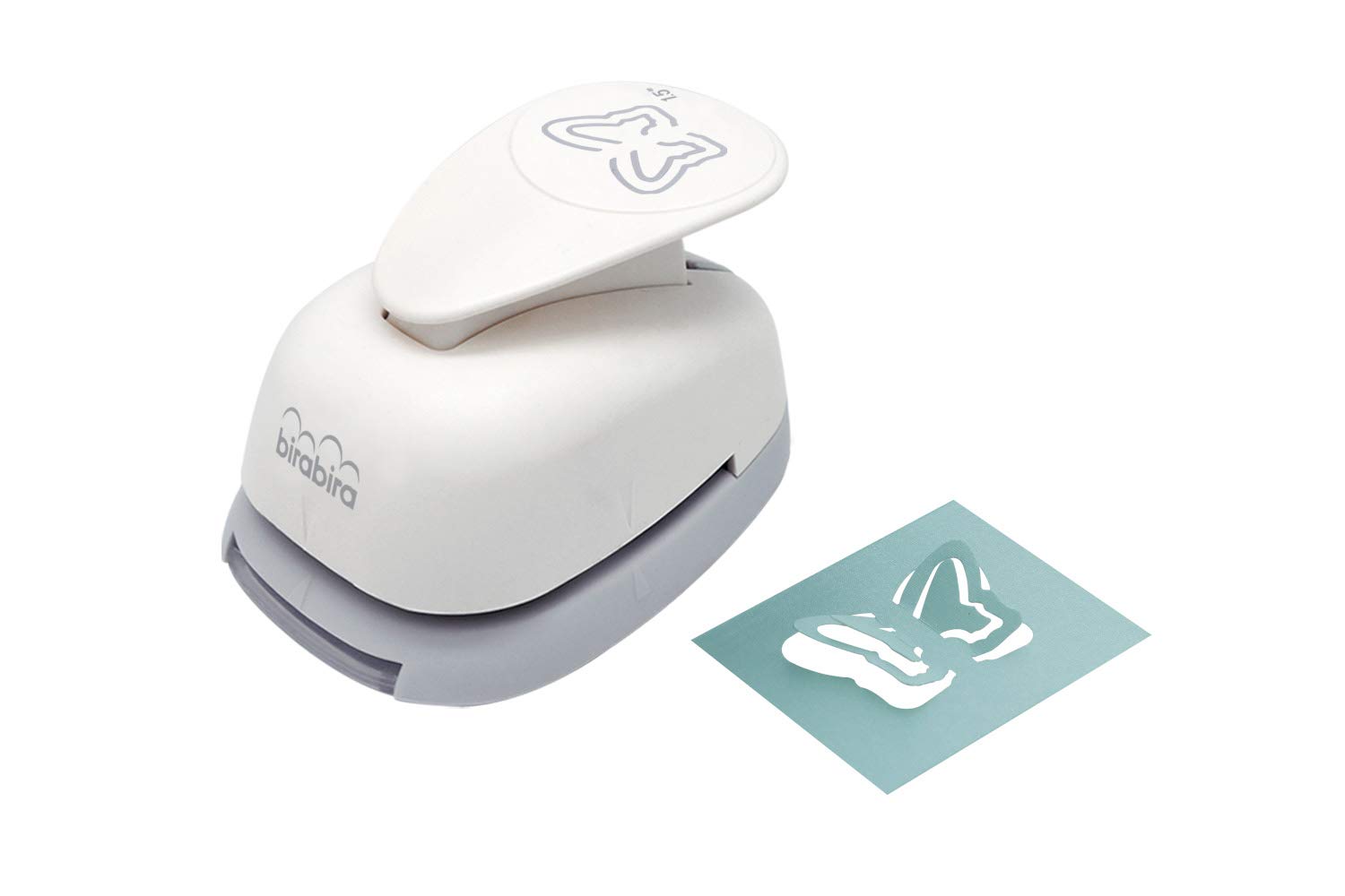 Bira Craft 1.5 inch 3D Butterfly Punch Lever Action Craft Punch for Paper Crafting Scrapbooking (Butterfly)