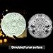 GreenClick 3D Moon Lamp,Dimmable Night Light for Kids,3 Color Hangable Home Decorative Light with Touch Control,5.1Inch