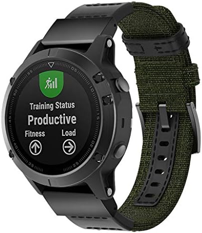 BabiQ for Garmin Fenix 5/5 Plus/Forerunner 935 Watch Band Fashion Woven Nylon Sweatproof Sports Strap Replacement Wristband Quick fit Bracelet