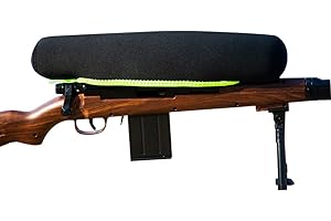 Tinahiking Neoprene Scope Cover, Fits Rifle Spotting Scope Cover Neoprene Scopecoat Cover 12" -16.5", Scope Protector Optic Lens Cover Waterproof Dust Cover Black