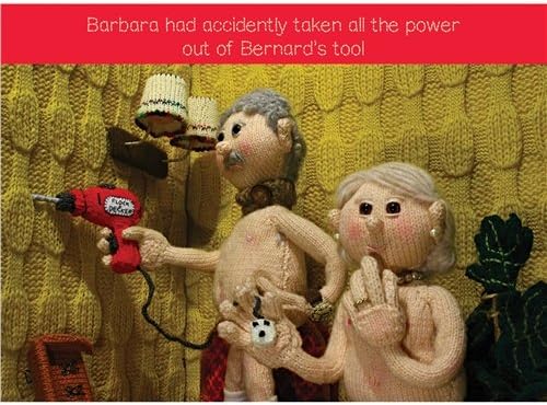 Nudinits Greeting Card for Any Occasion - Power Tools