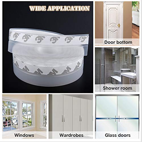Shower Door Seal Strip, Self Adhesive Doors and Windows Weather