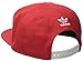 adidas Originals Men's Trefoil Chain Flatbrim Snapback Cap, Scarlet/ White, One Size