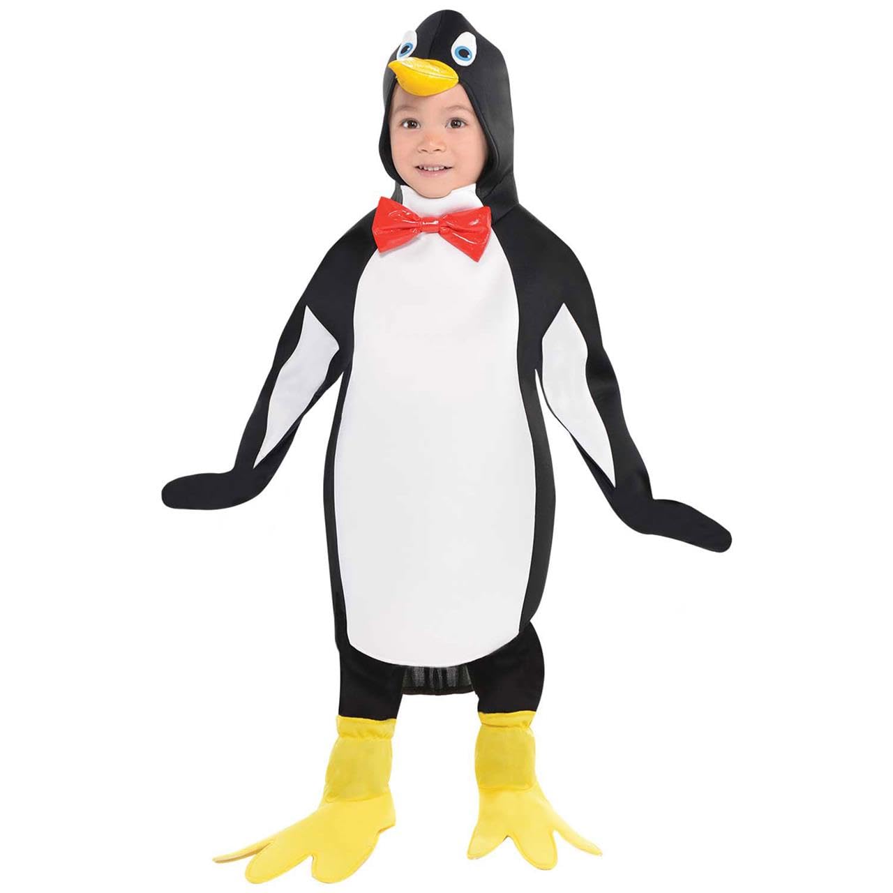 amscan 9908470 - Kids Penguin Hooded Tunic Fancy Dress Costume Age: 6-8 Years