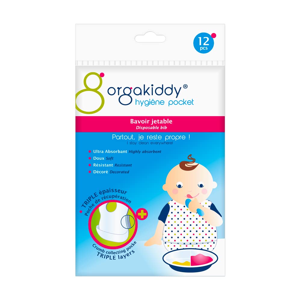 Orgakiddy Disposable Bib 12 Units