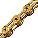 KMC X9SL | Superlight 252g, 9-Speed X-Series Bicycle Chain | Compatible with Shimano, SRAM, Campagnolo and All Major Systems | Nitride Gold