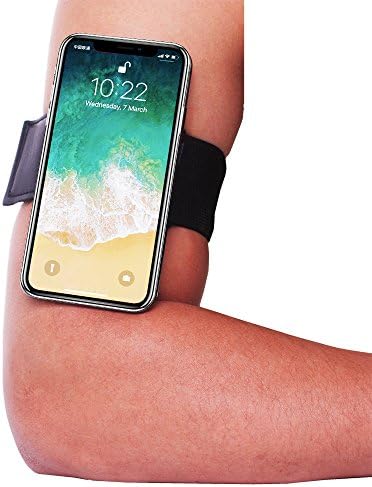 Phone Running Sports Armband Universal for All Phones Black (iPhone X/8/7/6/Plus Samsung Galaxy S8/S7/S6/Edge/Plus LG Google Sony &amp; More)