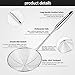 Xingmin Spider Strainer Skimmer Ladle Stainless Steel Aasian Metal Frying Basket With Long Handle Large Spoon Food Japanese Pasta Kitchen Oil Solid Professional Mesh Wire 5 Inch