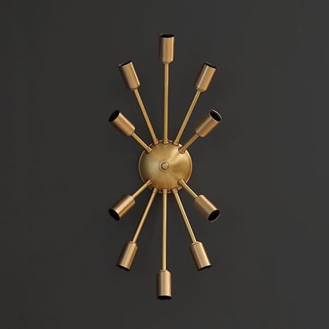 modern brass wall sconce