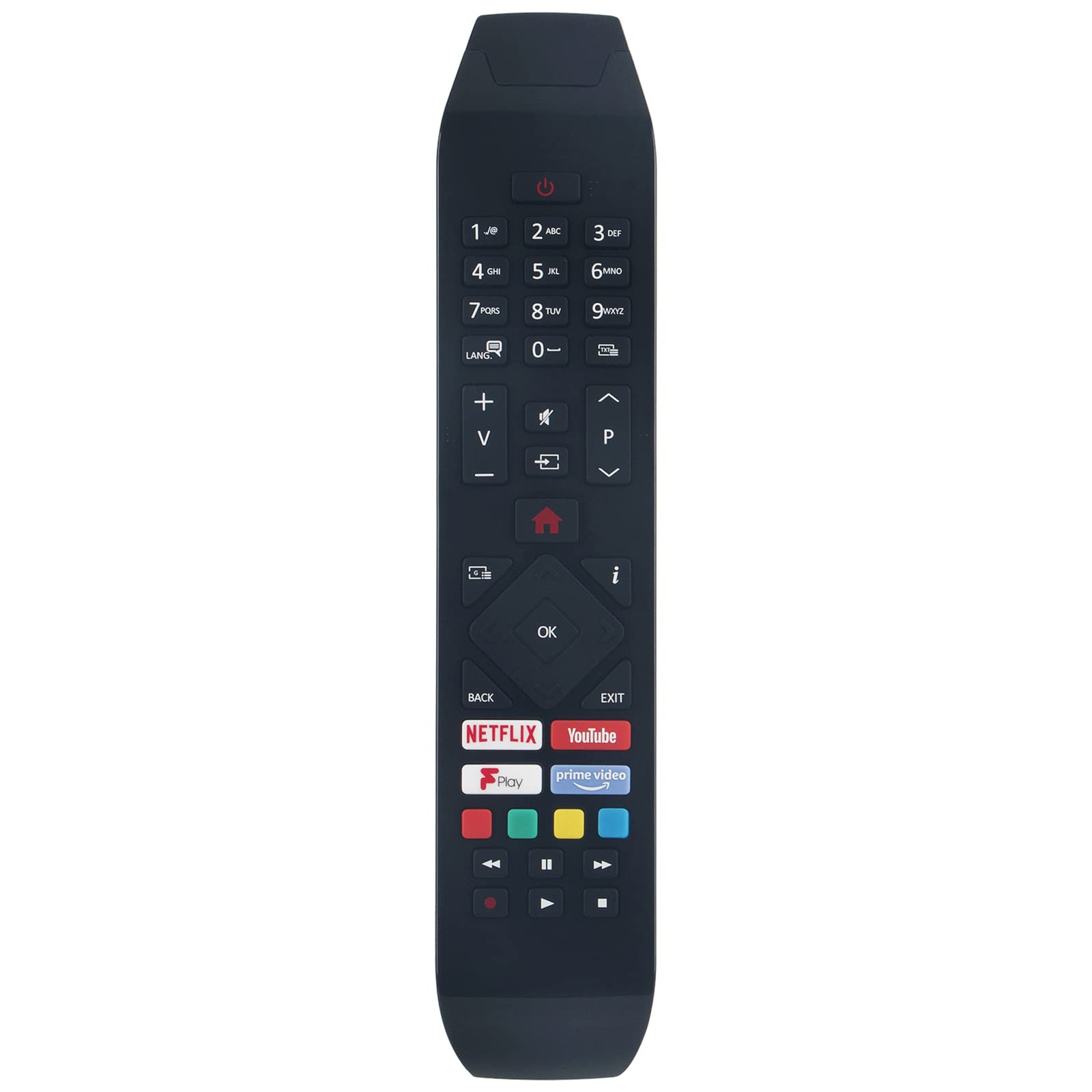 Replacement Remote Control RC43141P Fit for Hitachi Color TV 24HB21T65U 32HB26T61U A 43HB26T72U 43HK25T74U 50HB26T72U A 50HK25T74U 55HK25T74U