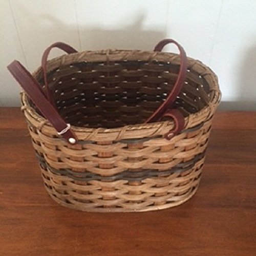 Authentic Amish Handmade Signed Large Oval Basket with