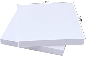 ANNWAH 100 Sheets Disposable Dental Mixing Pads - 2 Sides Mixed Paper Multi Purpose Waterproof Mixing Boards for Blend Dental Repairs Fillings Material Composites Rubber Based (Small)