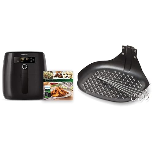 Philips Airfryer (HD9741/99) Bundle with Grill Master Accessory