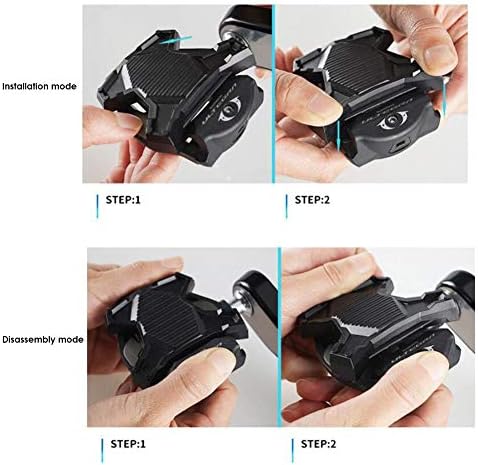 YanHeMingKeJi 1 Pair Road Bike Clipless Pedal Platform Adapters for SHIMANO SPD System
