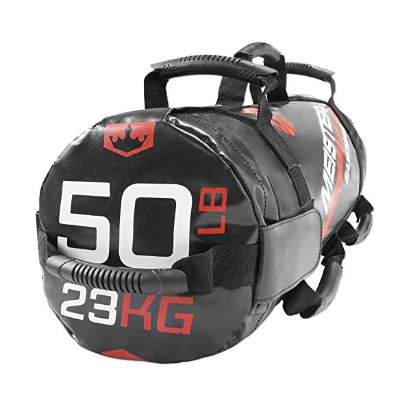 Meister 50lb Elite Fitness Sandbag Package w/ 3 Removable Kettlebells