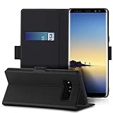 Samsung Galaxy Note 8 Case, EasyAcc Wallet PU Leather Case with Card Holder Magnetic Closure and Foldable Cover Protector Flip Cover with Kickstand For Galaxy Note 8 - Black