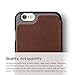 iPhone 6S Case, elago [Leather Flip][Brown/Metallic Dark Grey] - [Card Slot][Screen Protection][Premium Hybrid Construction] - for iPhone 6/6S