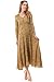 FANCO Women's Printed Floral Spring Summer Long Maxi Dress