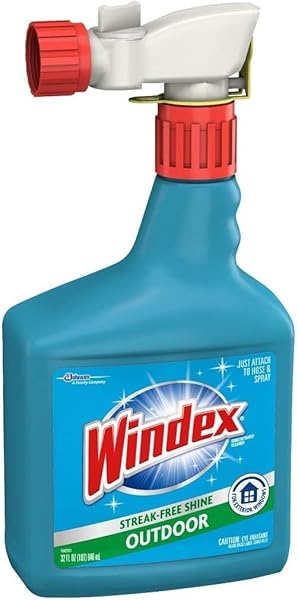 WINDEX OUTDOOR GLASS & PATIO CLEANER, 32OZ