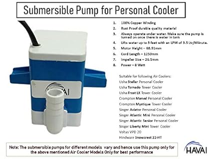 crompton cooler pump price