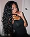 Eayon Hair 360 Lace Frontal Wigs Brazilian Virgin Hair Curly Pre Plucked Human Hair Lace Wigs with Baby Hair for Women Natural Color 18inch 150% Density