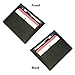 DEEZOMO Genuine Leather RFID Blocking Card Case Wallet Slim Super Thin 6 Card Slots Compact Wallet
