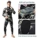 Nataly Osmann Camo Spearfishing Wetsuits Men 3mm /1.5mm Neoprene 2-Pieces Hooded Long Sleeve Scuba Diving Suit Full Body Keep Warm Snorkeling Suits…