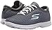 Skechers Performance Women's Go Step Intensity Walking Shoe,Charcoal/Blue Multi,8.5 M US