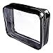 3 Pack Clear Cosmetic Bag Medium Size Travel Case Waterproof Zipper Toiletry Organizer - Black