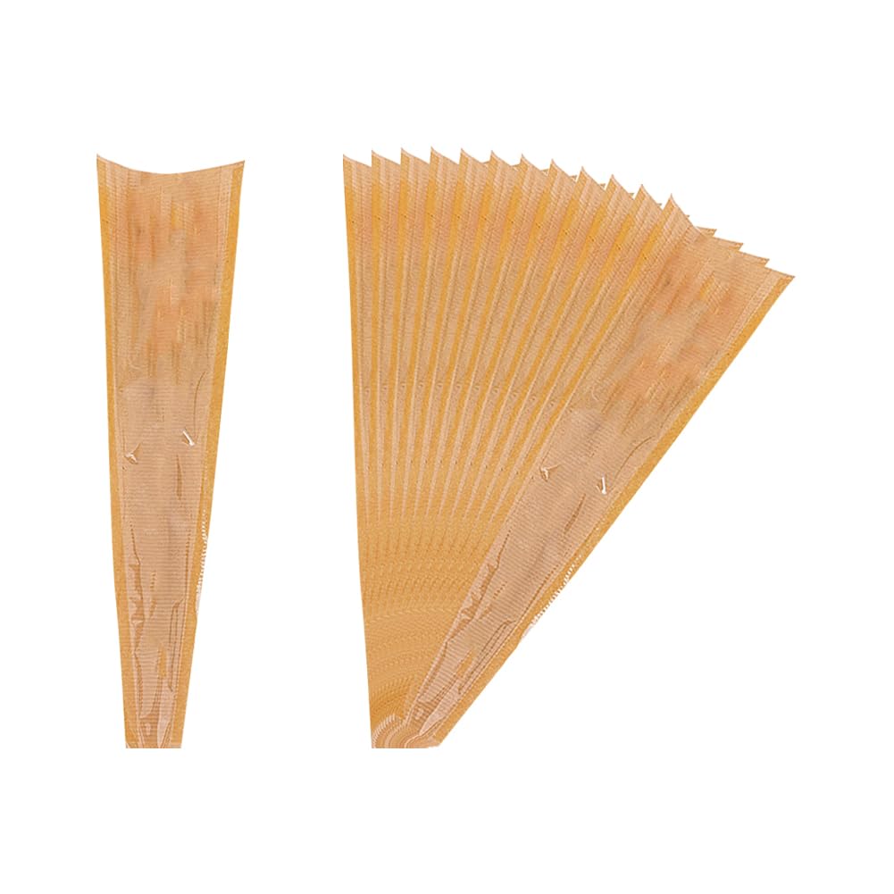 JIHUOO 50 Pcs Kraft Paper Flower Sleeves Bouquet Bags Floral Wrapping Paper Rose Packaging Bags Florist Wrap Bags for Wedding Mother's Day Valentine's Day 12.5 x 40cm