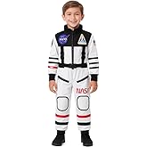 Costumerry Astronaut Costume for Kids Halloween Party Dress Up Space Gifts
