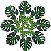 Tropical Palm Leaves Jungle Party Decorations Plant Imitation Leaf for Hawaiian Luau Birthday Hula Theme Party Supplies(48PCS)