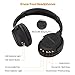 Active Noise Cancelling Bluetooth Headphones, ANCDEEP Ancone HiFi Stereo Deep Bass Over Ear Wireless Headphones with Built-in Microphone and Carrying case for iPhone/Android/PC/TV(Black)