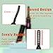 Heated Eyelash Curler, Mozzvas USB Rechargeable Electric Lash Curler for Eyelashes Quick Curling and Long Lasting
