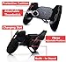 Mobile Game Controller and Gamepad for PUBG/Fortnite/Knives Out/Rules of Survival for iPhone iOS/Android【Upgraded Version】 GAMR+ Sensitive Shoot and Aim Triggers for L1R1 Mobile Joystick Gaming Gripthumb 2