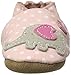 Robeez Baby Girls and Unisex Soft Soles Slip-Resistant Crib Shoes Slippers Moccasins for Infant and Toddler - Little Peanut - 12-18 Months
