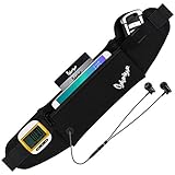 CyberDyer Running Belt Waist Pack - Adjustable Fanny Pouch for Runners Hands Free Workout - iPhone 6/7 Plus Hiking Gear Marathon for Men and Women