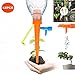 Self Watering Spikes - Plants Flower Irrigation Watering Spikes Device Self Drip with Slow Release Control Valve Switch Outdoor Indoor 12 Packs