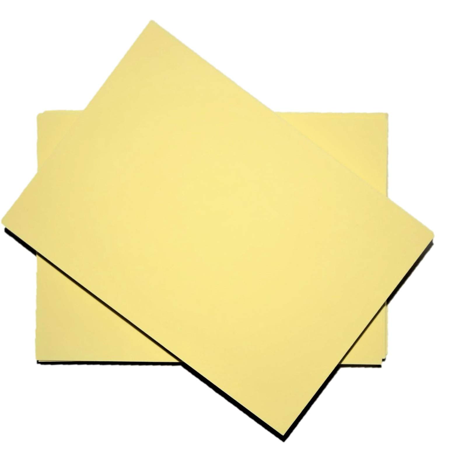 A5 Yellow Coloured Plain Paper 100 Sheets Dyslexia Visual Stress Office Printing and photocopy 148 x 210mm