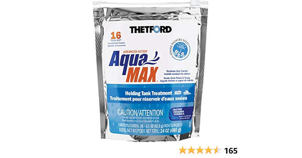 Thetford Aquamax Spring Shower 16 Ct - Trattamento Chimico Per Serbatoi WC Camper - 3