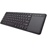 BoxWave Keyboard Compatible with Chuwi UBook Xpro - MediaOne Keyboard with TouchPad, USB Fullsize PC Wireless TrackPad - Jet Black