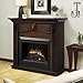Dimplex Holbrook DFP4765BW Traditional Electric Fireplace Mantle with 23-Inch Firebox, Burnished Walnut