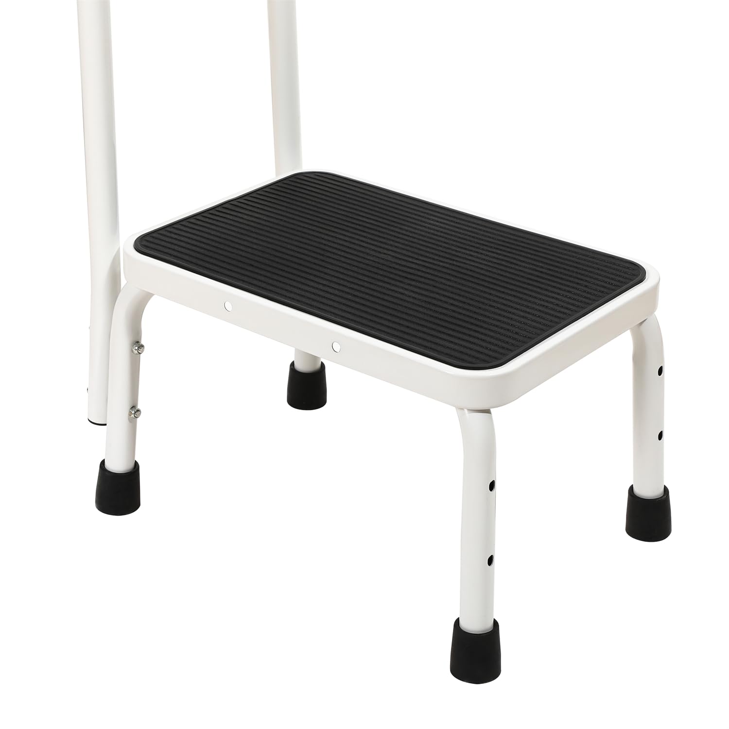 Sattiyrch Step Stool with Handle for Ederly,Sturdy and Lightweight Stool with Anti-Skid Platform,Easy Assmbly,Safely Supports up to 350 Pounds with 9.5 Inch